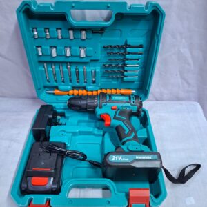 MEAKIDA CORDLESS DRILL WITH BIT 21V