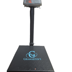 Platform digital scale 300kg small base with no guard.
